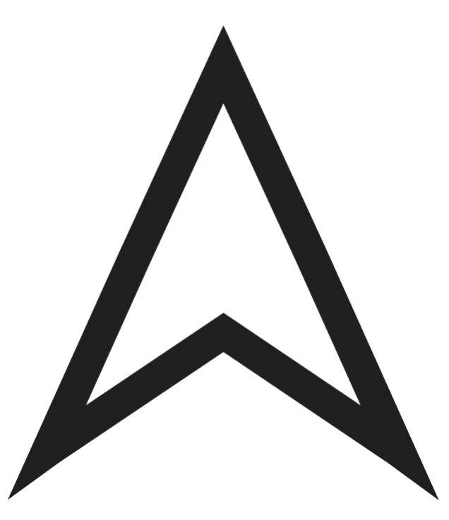 aria-arrow-logo-b&w